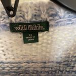 Wild Fable Womens Knit Sweater XS 34” Blue White Stripes Striped Beach Coastal Photo 2