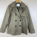 Everlane The Swing Trench Coat Olive Green Women’s Size S Minimalist Photo 1