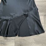 Delicates  Vintage‎ Black Satin Slip Dress Size Medium Photo 7