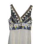 XScape  Embellished Goddess Pleated Sequin White Formal Gown Dress Size 14 NWT Photo 4