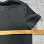 Nicole Miller New York Refined Casual Black Pima Cotton T-Shirt Women's M Peru Photo 5