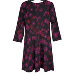Trina Turk Trina by Fit & Flare Black Red Pink Fireworks Dress Size Womens Small Photo 11