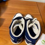 Nike  Court Borough Mid 2 GS Navy Blue White Sneaker‎ cd7782-107 Size W8 Y6.5 Photo 6