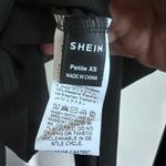 SheIn Long Sleeve Scoop Neck Stretchy Black Crop Top SZ XS Stretchy Black Top Photo 2