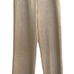Cloud Ten Textured Wide Leg Pants Beige Gold Women's Size Medium Photo 0