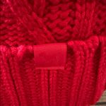 PINK - Victoria's Secret New Pink Victoria Secret Vibrant Red Knit Beanie with Pom Pom Photo 1