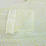 Banana Republic  NEON YELLOW GREEN ALLOVER LEOPARD PRINT SHEER POCKET FRONT TUNIC Photo 3