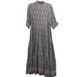 Natural Life  Floral‎ Maxi Dress Green Large Photo 1