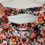 Xhilaration  Bright Floral Print Stretchy Dress with Back Detail Size M Photo 5
