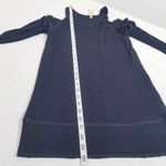 Bailey 44 Cold shoulder Wool Blend Black Knit Blouse Photo 7