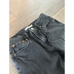 Levi's Women's  Low Pro Straight Leg Jeans Size 24 Black Grey Distressed Photo 1