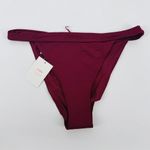 ANDIE Swim The Caicos Bikini Bottom Plum Eco Nylon Size M NWT Photo 2