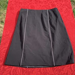 Apostrophe -  Skirt Womens 14 Black White Stripe Stretch‎ Lined Office Work … Photo 0