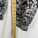 Club Monaco  Joggers Pants Abstract Pattern 100% Silk  Womens 6 Black Photo 4