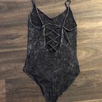 American Eagle Gray Bodysuit Photo 2