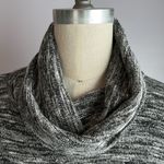 Primark gray marled heather cowl neck batwing sleeve boxy sweater top Size M Photo 2