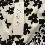Love, Whit Love Whit Black White Floral Wrap Midi Dress Size XS NEW Photo 9