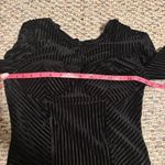 Lulus NWT  Always Alluring Striped Velvet Cutout Bustier Bodysuit- Size Small Photo 11