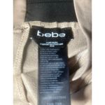 Bebe Faux Western Suede Leggings Pants Tan Zipper Women's Size M Photo 6