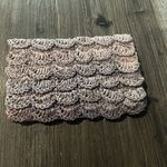 NWT Mar y Sol Lizzie Handmade Raffia Clutch Bag Grey Gray Blue Photo 2