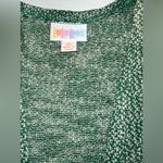 LuLaRoe Longline Vest Joy Green W/ White Cover Up Lightweight XS NWT Photo 5