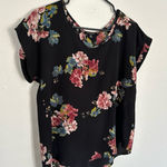 PaperMoon Floral Black Blouse Photo 1