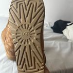 UGG  Chestnut Suede Ankle Boots Women size 10 logo print Photo 7