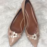 Coach  floral applique pointed leather flats Photo 5