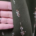 Sonoma olive floral pintuck swingbdress size small Photo 3