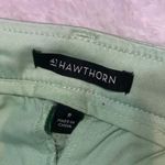 41 Hawthorne light green cuffed cropped skinny slacks pants EUC woman’s size 0 Photo 2