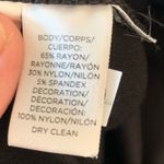 Loft Ann Taylor  Black Ponte Knit Sheath Floral Women’s Size 14 Graduation Church Photo 3