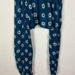 Free People  Blue Gauze Pattern Pants Photo 2