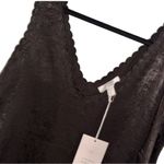 LC Lauren Conrad {NWT} LAUREN CONRAD - SILK SCALLOPED DOUBLE V DRESS TANK TOP Photo 2