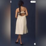 Anthropologie Maeve Strapless Pintuck Open-Back Dress Photo 1