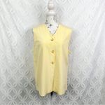 Neiman Marcus  Vintage 80s Silk Cream Lined‎ Preppy Vest Photo 2