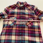 Via Penny Lane Reworked Apparel | Maroon 5 Graphic Button Up Plaid Shirt Large Blue Photo 6