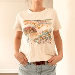 Old Navy  Cream Floral Meadow Tee Photo 2