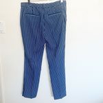 Banana Republic  Ryan Tapered Striped Blue Dress Pants Photo 7