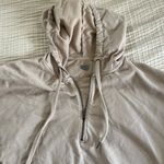 Aerie  half zip oversized Henley hoodie tan color size XS pullover Photo 2