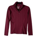 Merrell  Long Sleeve Base Layer Quarter Zip Burgundy Size XS Photo 0