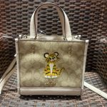 Coach Dempsey Tote 22 In Signature Canvas With Tiger print C7001 Photo 4