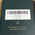 PAVOI dainty teardrop pendant necklace & ring rhodium plated minimalist both new Silver Photo 5