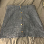 All in Favor  Blue Knit Miniskirt Photo 0