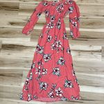 Billabong  Floral Off The Shoulder Maxi Dress Gauze Women’s Small Photo 1