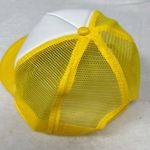 None Mama Trucker Hat Yellow White NWT Colorful Mesh Hat Photo 1