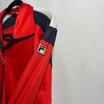 FILA Vintage Italy Red Track Jacket Womens 4 Retro Tennis Colorful VTG 70s 80s? Photo 2