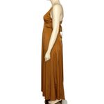 COS  ATELIER Cutout Slip Maxi Dress, Terracotta, 12 (US) Photo 6