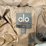 Alo Yoga Alo Glacier Cropped Puffer Jacket Coat Espresso Brown Small Photo 2