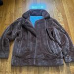 Aerie  brown teddy bear jacket size medium Photo 0