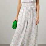 CeCe  Floral Sleeveless Smocked Waist Jumpsuit Size XS EUC Photo 0